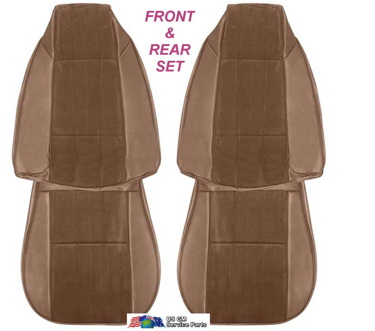 Seat Trim Kit: 77-78 Camaro Custom - Front & Rear